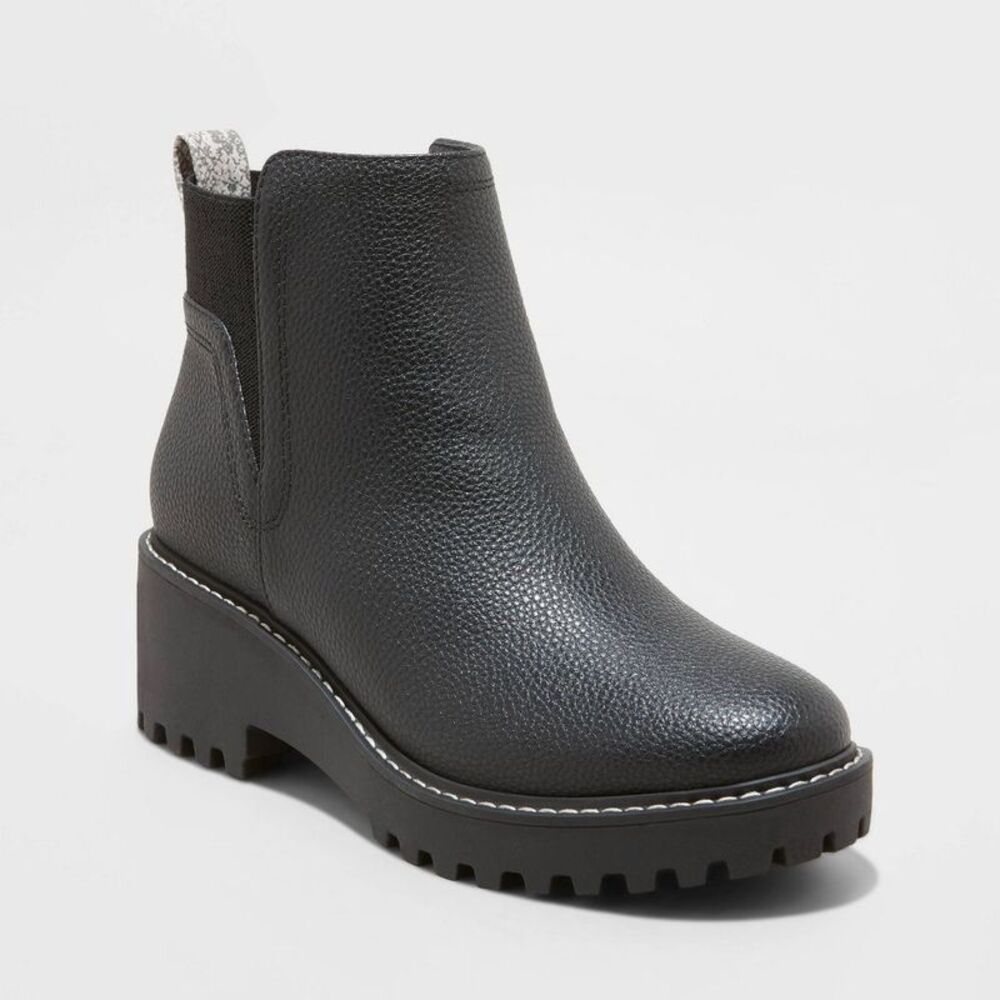 Women's Taci Boots - Universal Thread Jet Black 10 - Open Box